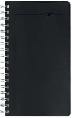 Immagine prodotto di AlphaEdition 102534 Calendario tascabile a spirale nero