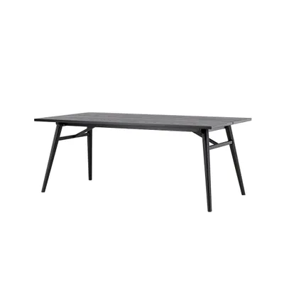Zdjęcie produktu dla Sleek stół do jadalni 95x195 cm czarny.
