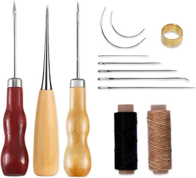 Produktbild von Leder Nähset mit Werkzeug und Zubehör