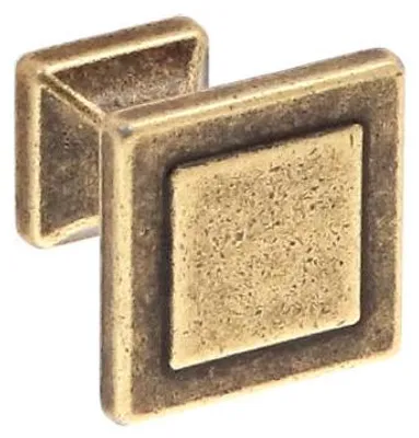 Obrázek produktu pro Zamacová úchytka na nábytek, průměr 24 mm x 24 mm, styl "Florence", antik. Sada 6 kusů