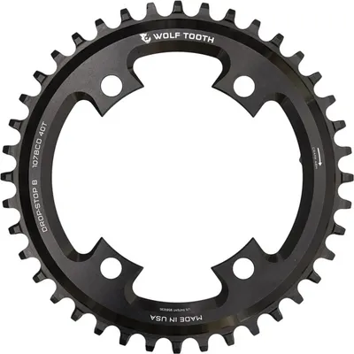 Produktbild von Wolf Tooth 107 Bcd Kettenblatt Schwarz 44t Schwarz 44t