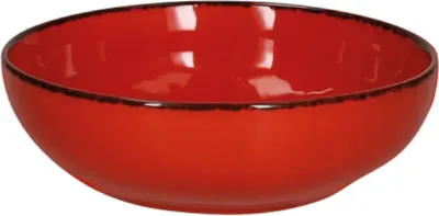 Produktbild von Salatschüssel VULCANIA in orange, 20 cm Ø, aus Porzellan von Tognana