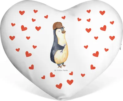 Produktbild von Mr. & Mrs. Panda Dekokissen Wenn Papa es nicht reparieren kann, sind wir am Arsch - Weiß - Geschenk, Vatertag, Muttertag, Sofakissen, Dad Bester Vater, Pinguin