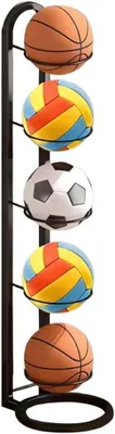 Immagine prodotto di Porte da campo in ghisa, a 5 strati, nere, per calcio, pallavolo e basket