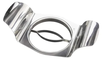 Mangoschneider aus Edelstahl, 22 x 11,8 x 5,2 cm, silber