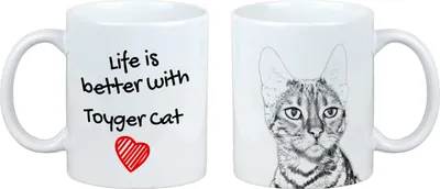 Produktbild von Art-Dog Keramiktasse Toyger Katze
