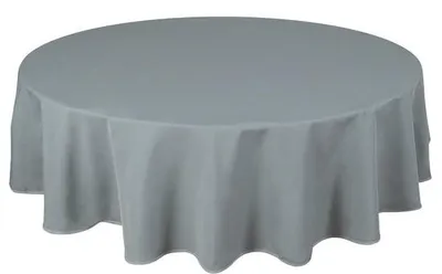 Obrázok produktu pre Vodoodolný obrus – kvalitná tkanina – cca 180 cm – farba podľa výberu – svetlosivá