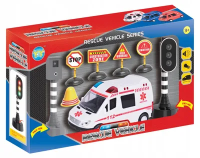 Produktbild von Artyk Krankenwagen Spielzeug mit Zubehör Licht & Sound