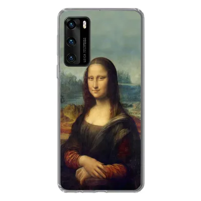 Produktbild von MuchoWow® Handyhülle Schutzhülle Hülle für Huawei P40 Mona Lisa - Da Vinci - Gemälde Silikon Softcase Handy Hülle - Handytasche
