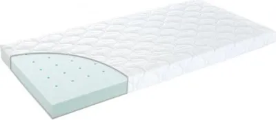 Produktbild von Träumeland Kinderbettmatratze Regenbogen 60x120x10 cm Babymatratze