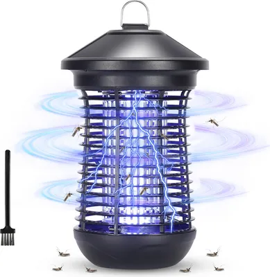 Image de Fiqops Désinsectiseur Attrape-mouches Extérieur Piège à moustiques LED 18W