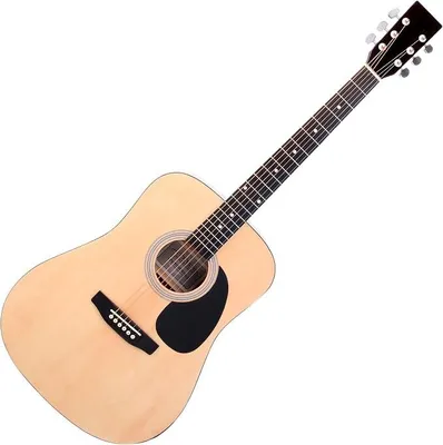 Imagen del producto de Silecomplaza, guitarra acústica de estilo western, modelo Dreadnought