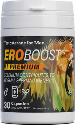 Immagine prodotto di Eroboost Premium 30 Cap - Taurina Zinco Maca Ginseng Mace