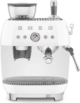 Produktbild von SMEG EGF03WHEU Kompakt Siebträgermachine weiß Dampffunktion