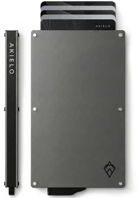Produktbild von Kartenetui RFID-Blocker Kreditkartenetui Mini-Geldbörse - Kompakt - Schwarz
