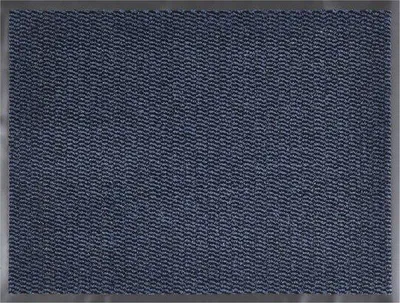 Productafbeelding van Uniqoos® deurmat met chevrondesign, 60 x 80 cm, polypropyleen deurmat voor entree en kantoor, robuust, gemakkelijk te reinigen, beschermt tegen vuil en vocht