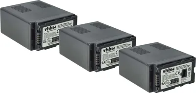 Produktbild von vhbw 3x Akku Ersatz für Panasonic VW-VBG6 für Videokamera Camcorder (4400 mAh, 7,4 V, Li-Ion) + Infochip
