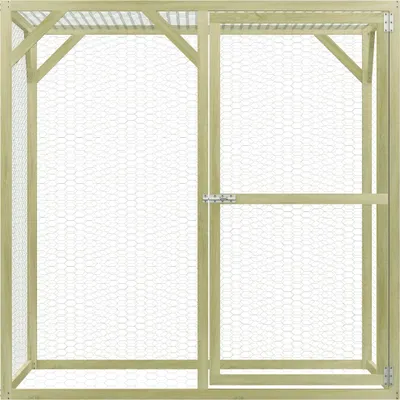 Produktbild von vidaXL Hühnerkäfig 1,5x1,5x1,5 m Imprägniertes Kiefernholz