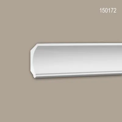 Produktbild von PROFHOME 150172 Eckleiste aus Polyurethan Deckenleiste Stuckleiste 2 m