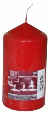 Obrázek produktu pro Sloupkové svíčky 408676 červená