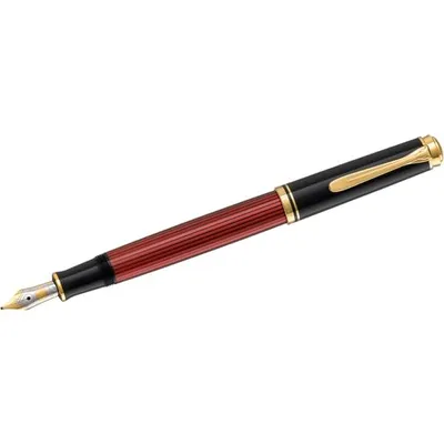 Immagine prodotto di Penna stilografica Pelikan "Souverän 600" nero/rosso F