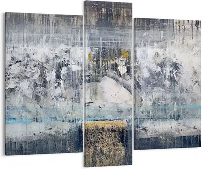 Produktbild von Bild auf Leinwand - Leinwandbild - Abstraktion modern - 95x80cm - Wand Bild - Wanddeko - Wandbilder - Leinwanddruck - Bilder - Kunstdruck - Wanddekoration - Leinwand bilder - Wandkunst - CB95x80-3474