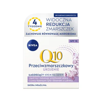 Produktbild von Nivea Q10 Beruhigende Anti-Falten Tagescreme LSF15, 50ml