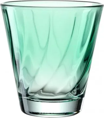 Image de Leonardo verre à boire Twist, verre à eau, verre à jus de fruits, verre sodocalcique, vert, 215 ml, 046968