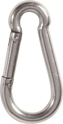 Produktbild von Mil-Tec Karabinerhaken Edelstahl, 4 cm