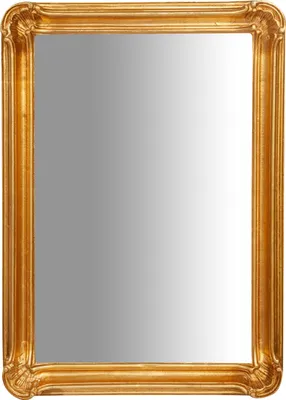 Produktbild von Vertikaler / horizontaler Wandspiegel aus Holz mit antikem Blattgold-Finish. Hergestellt in Italien