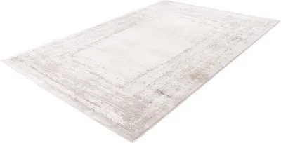 Produktbild von Pierre Cardin Lalee Teppich moderner trendiger Hotel Jiek Niederflorteppich verblasst 120x170 cm silber