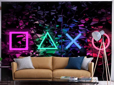 Produktbild von Vlies Fototapete 350x256 cm Tapeten Wandtapete XXL SPIELKONSOLE GAMING GAMER i-A-0164-a-a