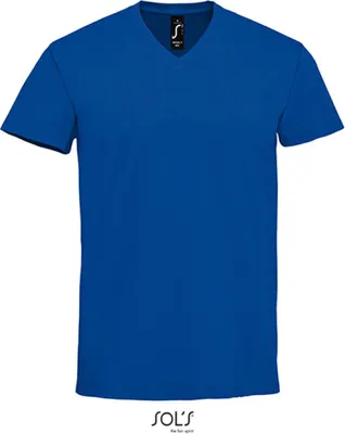 Produktbild von SOLs 02940 | Herren Imperial V-Neck Men T-Shirt - 190 Jersey - Farbe: Royal Blue - Größe: L