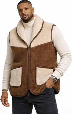 Produktbild von Kamelweste - COMO - Größe: XL | Farbe: Beige/Braun