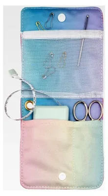 Produktbild von Etui mit Zubehör - Auswahl in Blau, Lila und Rosa