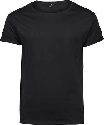 Immagine prodotto di Tee Jays 5062 | Tee Roll-Up da uomo / 100 % cotone pettinato ring-spun - Colore: Nero - Taglia: L