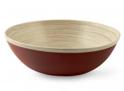 Immagine prodotto di H&H Ciotola Tonda In Bambù Rosso Cm 30Xh10