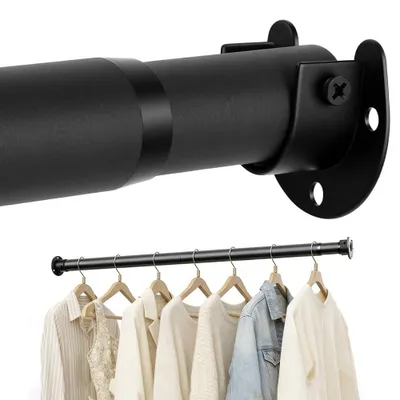 Image de Omgoods - Barre de penderie extensible pour armoires, 43 - 177 cm