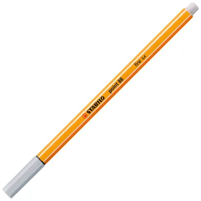 Produktbild von Fineliner - STABILO point 88 - Einzelstift - hellgrau