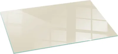 Zdjęcie produktu dla Szklana podstawa do 120x60 cm - piec - płyta kominkowa - szkło ochronne - płyta chroniąca przed iskrami - szklana podstawa ognioodporna - płyta chroniąca przed ciepłem - szklana podstawa ochronna - kolor beżowy