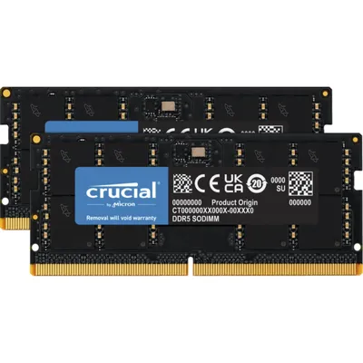 Produktbild von Crucial DDR5-4800 Kit       64GB 2x32GB SODIMM CL40 (16Gbit)