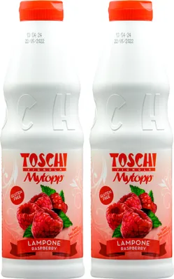 Produktbild von Dessert-Soße-HIMBEERE Topping-Eis-Sauce von TOSCHI 2x 1KG