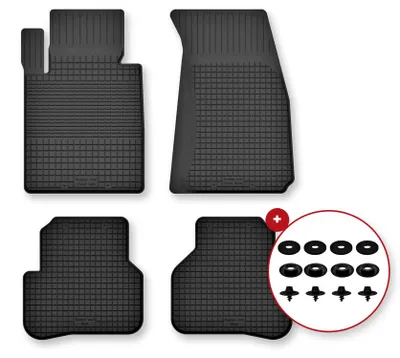 Immagine prodotto di Tappetini in gomma a vasca per Ford Ranger VI dal 2021 Set 4 pezzi con clip – Wielganizator Semi-Universal