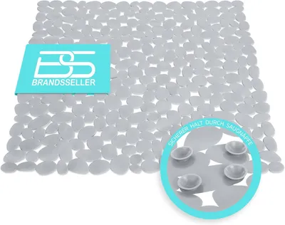 Produktbild von Brandsseller Duscheinlage 53x53 cm Duschmatte in Steinoptik Grau Bad Einlage