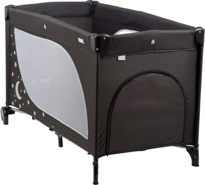 Produktbild von BabyGo Reisebett MoonStars black