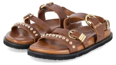 Immagine prodotto di Sandali da donna Bullboxer, color marrone, in pelle, taglia: 37