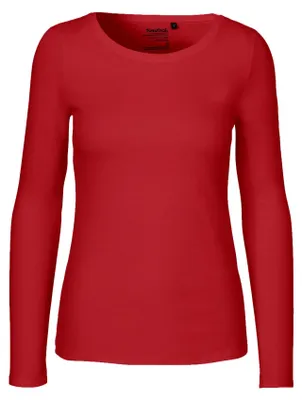 Image de Neutre - T-shirt à manches longues pour femmes LT2916 (L) (rouge)