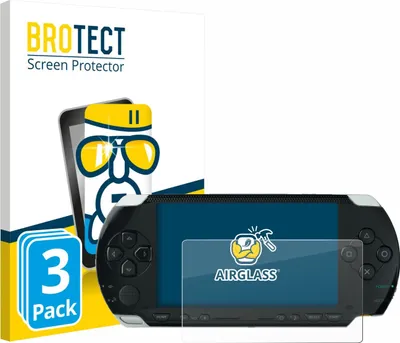 Produktbild von 3x BROTECT Schutzglas für Sony PSP 1000 Schutzfolie Panzer Folie Glas Display Schutz klar