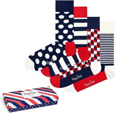 Produktbild von Happy Socks Big Dot 4-Pack Gift Box Mehrfarben - Große 36-40