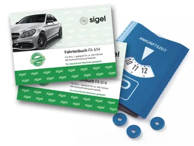 Obrázok produktu pre sigel T1096 sigel "Kniha jázd" s parkovacím kotúčom ZDARMA